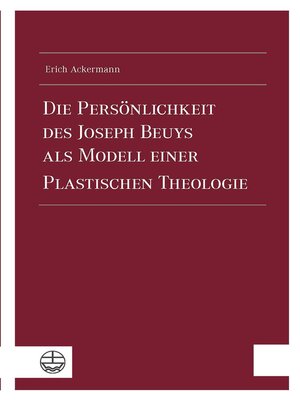cover image of Die Persönlichkeit des Joseph Beuys als Modell einer Plastischen Theologie